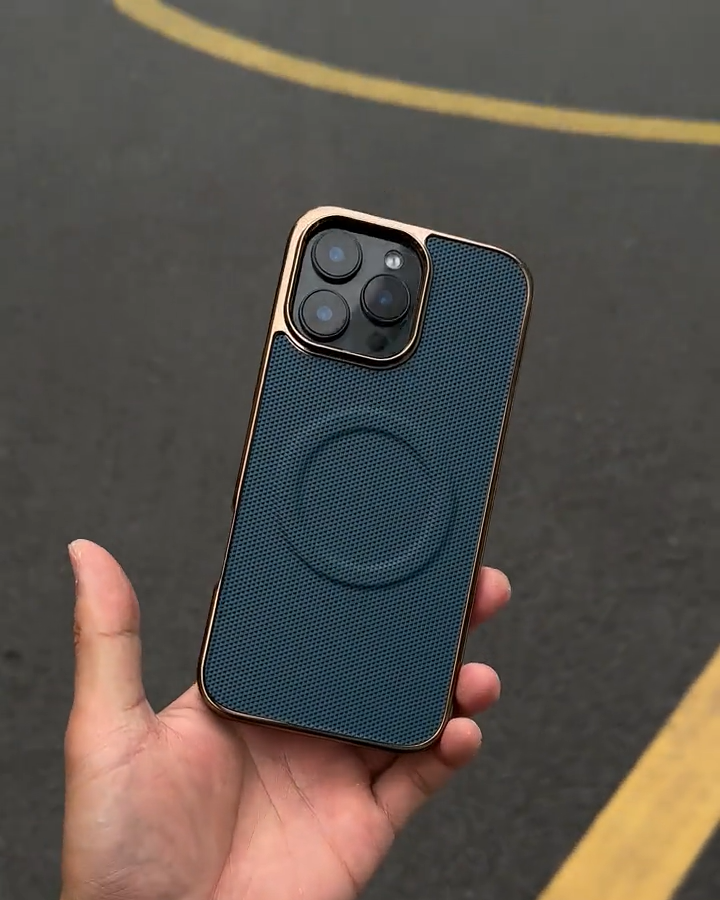 商務磁吸皮紋電鍍手機殼-ZUIHANG SHOP